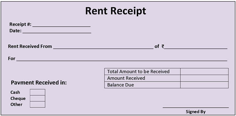 original rent receipt template india pdf download stunning maison